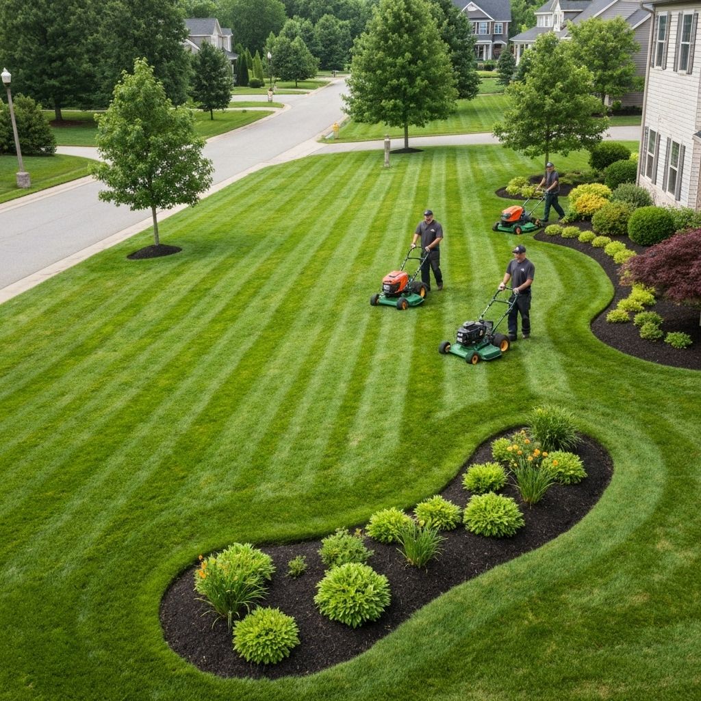 Professional lawn care and maintenance