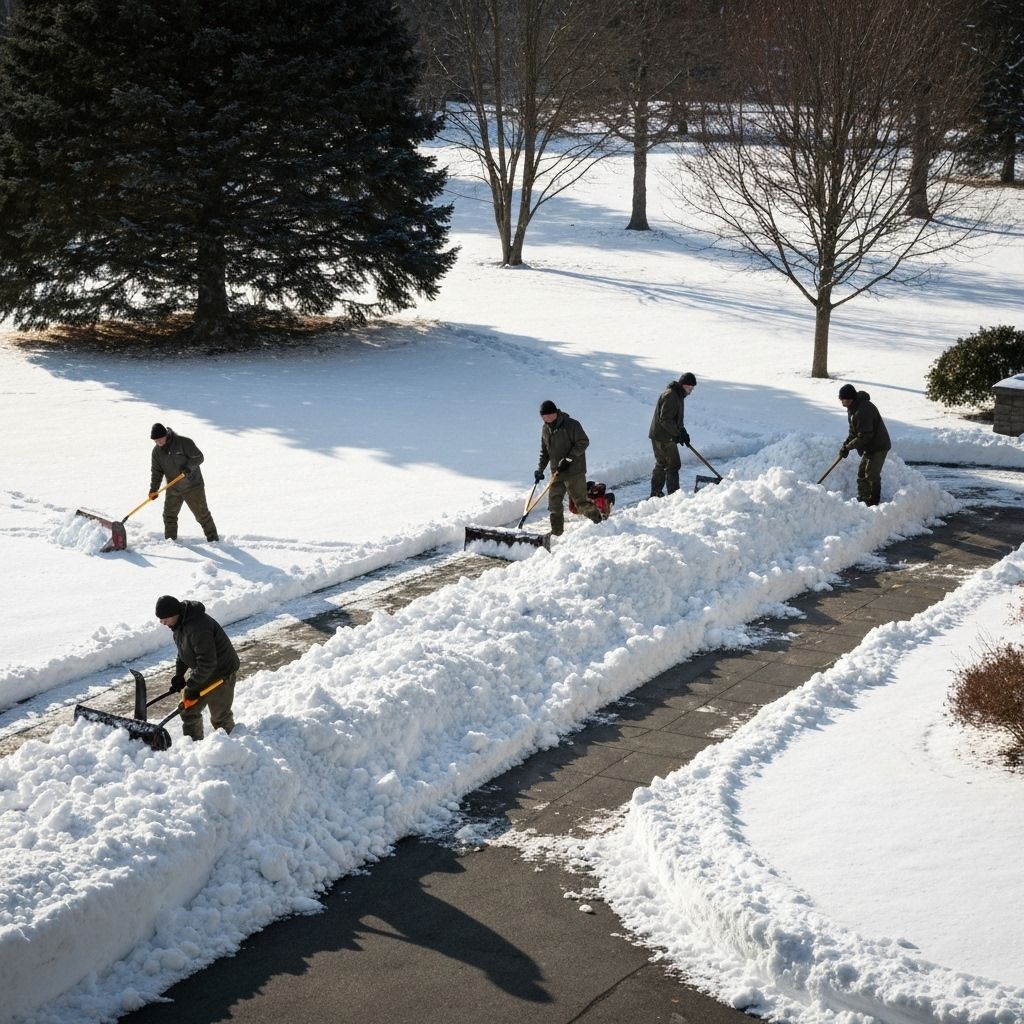 Snow removal services